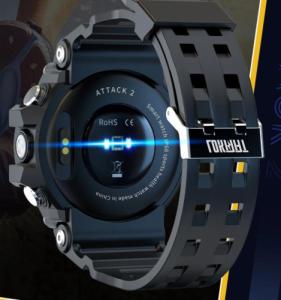 Zegarek sportowy Lokmat LOKMAT ATTACK 2 IP68 SHOCK SMARTWATCH 5ATM PULS 10