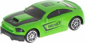 KIK Samochód auto metalowe resorak mustang zielony 7cm 2