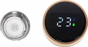 KIK Kubek termiczny termos smart LED 500ml złoty 5