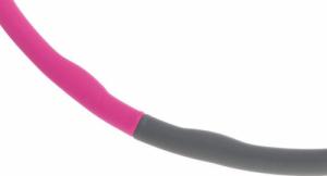 KIK Hula Hop z masażerem odchudzający różowo-szary 85cm 0,8kg 2