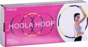 KIK Hula Hop z masażerem odchudzający różowo-szary 85cm 0,8kg 5