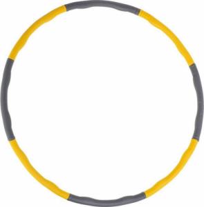 KIK Hula Hop z masażerem odchudzający żółto-szary 85cm 0,8kg 3