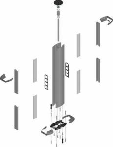 Efapel EFAPEL DWUSTRONNA KOLUMNA h MAX=3180mm 83242 4
