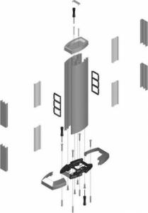 Efapel EFAPEL DWUSTRONNA MINIKOLUMNA h=480mm 83281 3