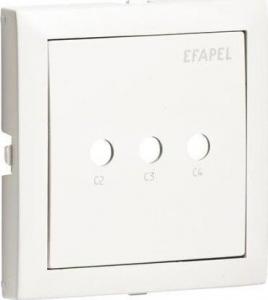 Efapel EFAPEL ELEMENT CENTRALNY DO WEJŚCIA 3-KANAŁOWEGO ALUMINIUM 90853 TAL 1