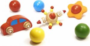 KIK Tor kulkowy drewniany kulodrom montessori XXL 5