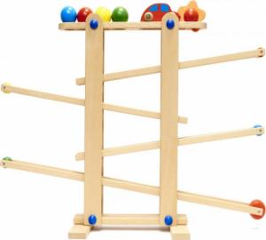 KIK Tor kulkowy drewniany kulodrom montessori XXL 7