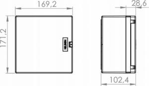 ELS Elektrotechnika NILSON / ELS ELEKTROTECHNIKA SKRZYNKA ELEKTRYCZNA ROZDZIELNICA NATYNKOWA 1X4 12