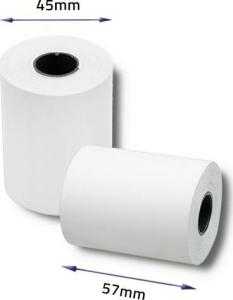 Qoltec QOLTEC ROLKA TERMICZNA 57X20 | 55G/M2 | 10SZT | BPS FREE 4