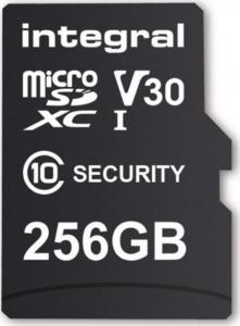 Karta Integral Security MicroSDXC 256 GB Class 10 UHS-I/U3 A1 V30 (INMSDX256G10-SEC) 1