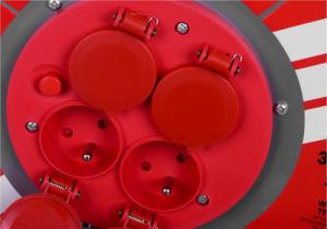 Vertex Przedłużacz elektryczny bębnowy 25M 3x2,5mm PB25METAL czarny 3