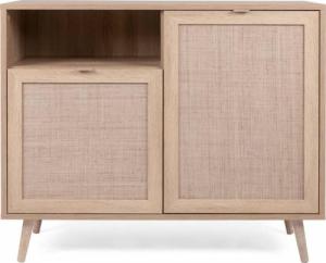 Finori Finori Szafka Bali 01A, dąb sonoma i detale stylizowane na trzcinę 2