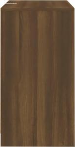 vidaXL vidaXL Szafka, brązowy dąb, 70x41x75 cm, płyta wiórowa 8