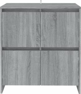 vidaXL vidaXL Szafka, szary dąb sonoma, 70x41x75 cm, płyta wiórowa 7