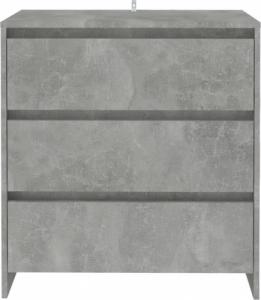 vidaXL Komoda, szarośc betonu, 70 x 41 x 75 cm, płyta wiórowa 6