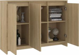 vidaXL vidaXL Szafka, dąb sonoma, 102x33x75 cm, płyta wiórowa 4