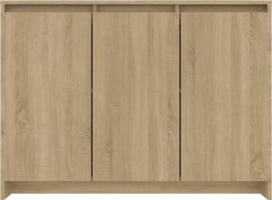 vidaXL vidaXL Szafka, dąb sonoma, 102x33x75 cm, płyta wiórowa 6