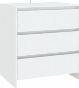 vidaXL vidaXL Komoda, biała, 70 x 41 x 75 cm, płyta wiórowa 2