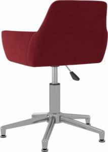 Krzesło biurowe vidaXL 3092736 Ciemnoczerwone 5