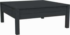 vidaXL vidaXL 3-cz. zestaw wypoczynkowy do ogrodu, z poduszkami, czarny 4