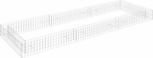 vidaXL vidaXL Podwyższona donica gabionowa, galwanizowana stal, 300x100x20 cm 2