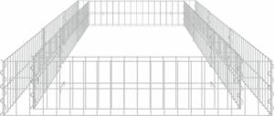 vidaXL vidaXL Podwyższona donica gabionowa, galwanizowana stal, 300x100x20 cm 4