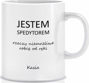 Mitzu Kubek z grafiką dla spedytora (imię, jestem spedytorem) 1