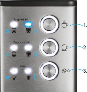 Ekspres ciśnieniowy Yoer Lattimo EMF01S 6