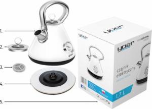 Czajnik Yoer EK02W Biały 11