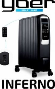 Grzejnik Yoer OFR1025BK olejowy 2500 W 2