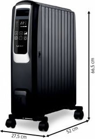 Grzejnik Yoer OFR1025BK olejowy 2500 W 12