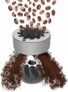 Młynek do kawy Yoer Elektryczny MŁYNEK do kawy ŻARNOWY Automatyczny STOŻKOWY Stalowy - YOER Mulino BCG01BK 5