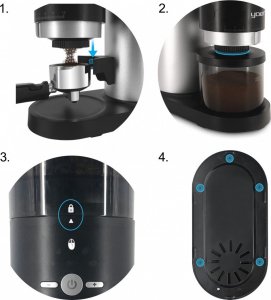 Młynek do kawy Yoer Elektryczny MŁYNEK do kawy ŻARNOWY Automatyczny STOŻKOWY Stalowy - YOER Mulino BCG01BK 10