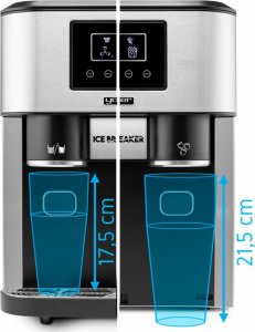 Kostkarka do lodu Yoer 3w1 z dystrybutorem wody i kruszarką lodu - Ice Breaker IMW03BK 10
