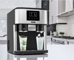 Kostkarka do lodu Yoer 3w1 z dystrybutorem wody i kruszarką lodu - Ice Breaker IMW03BK 12