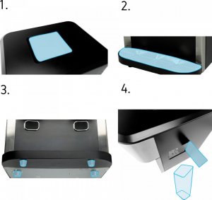Kostkarka do lodu Yoer 3w1 z dystrybutorem wody i kruszarką lodu - Ice Breaker IMW03BK 13