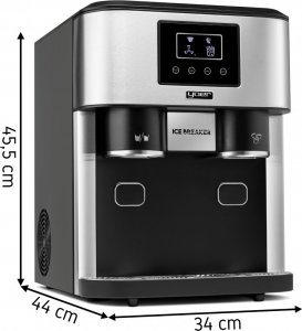 Kostkarka do lodu Yoer 3w1 z dystrybutorem wody i kruszarką lodu - Ice Breaker IMW03BK 14
