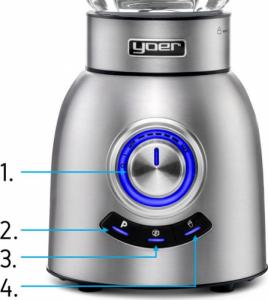 Blender kielichowy Yoer Blender kielichowy Triplo JB02S 8