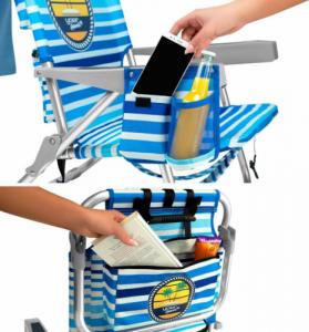 Yoer Leżak Plażowy Hawaii TCC01B  Składane Turystyczne 4w1 Plecak + Lodówka 11