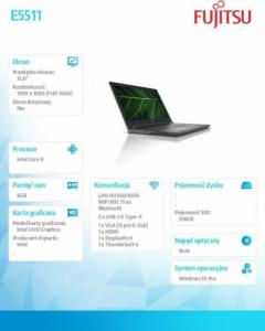 Laptop Fujitsu Lifebook E5511 (PCK:E5511MF5GMPL) 3