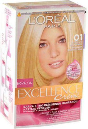 L’Oreal Paris Excellence Creme Hair Colour Farba do włosów 01 Lightest Natural Blonde 1szt 1