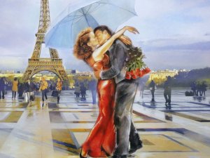 Norimpex Diamentowa mozaika 5D Zakochani 1006387 2