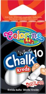 Patio Kreda biała bezpyłowa 10 szt Colorino Kids 33138 1