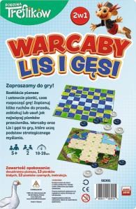 Trefl Warcaby Lis i Gęsi - Rodzina Treflików 02301 Trefl 3