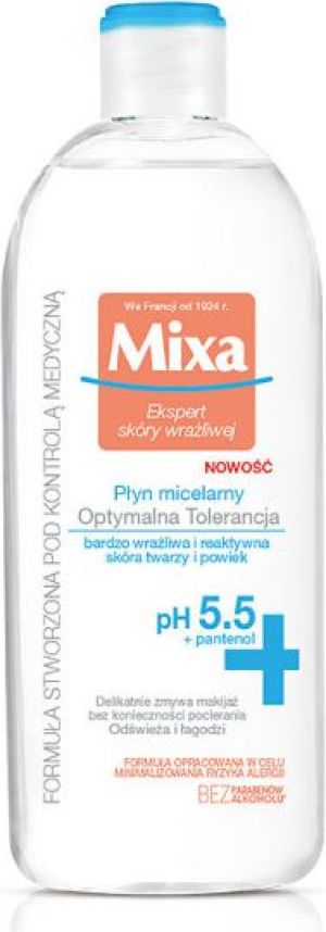 Mixa Micellar Water Optimal Tolerance Płyn micelarny do skóry odwodnionej 400ml 1