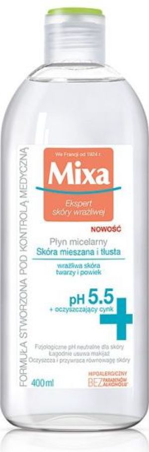 Mixa Micellar Water Anti-Imperfection Płyn micelarny przeciw niedoskonałościom 400ml 1
