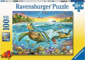 Ravensburger Puzzle 100 elementów XXL Żółwie morskie 1