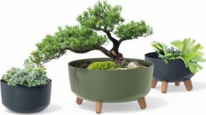 Prosperplast Doniczka Gracia Low DGRL240L jasny szary 2