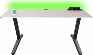 Biurko Marco Game Skill Biało-Czarne 140 cmx70 cm 1