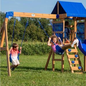 Backyard Discovery Drewniany Plac Zabaw Aurora Domek Zjeżdżalnia Backyard Discovery 5